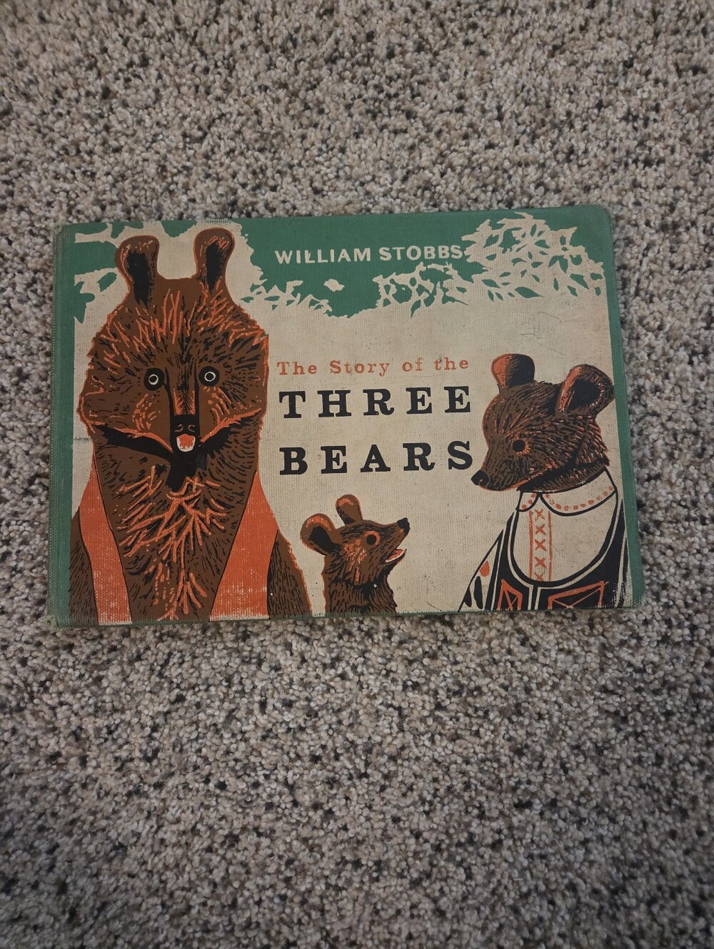 Vintage The Story Of The Three Bears Kids Book - William Stobbs